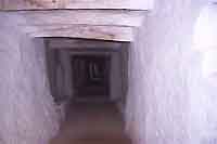トンネルの様な細道