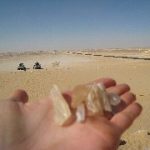 エジプト　白砂漠で１泊キャンプ！！