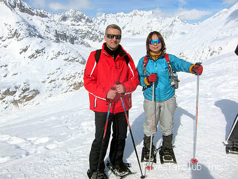 ハイキングを楽しむ冬のスイス　鉄道の旅（2013年3月6日から3月13日）