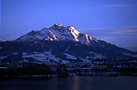 冬のスイス　鉄道旅行
